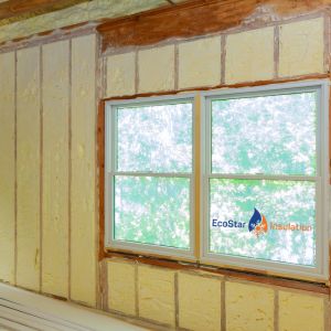spray foam insulation for exterior wall